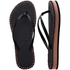 Women's Flatform Loop Slim Flip Flops