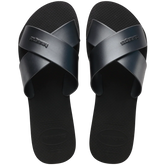 Women's Aqua Metallic Sandals