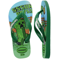 Kids' Minecraft Top Flip Flops