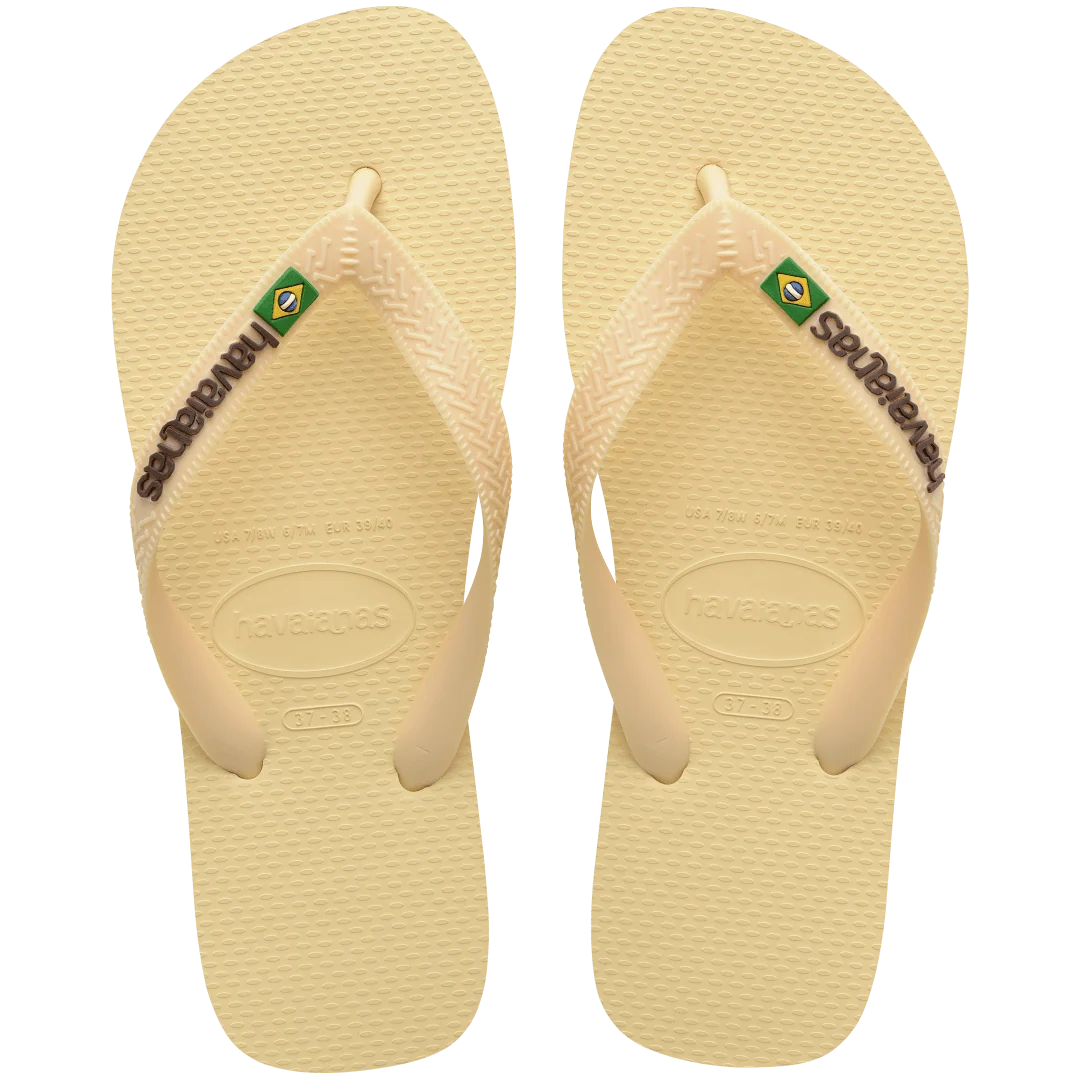Women's Brazil Logo Flip Flops