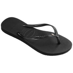 Women's Slim Crystal Flip Flops