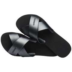 Women's Aqua Metallic Sandals