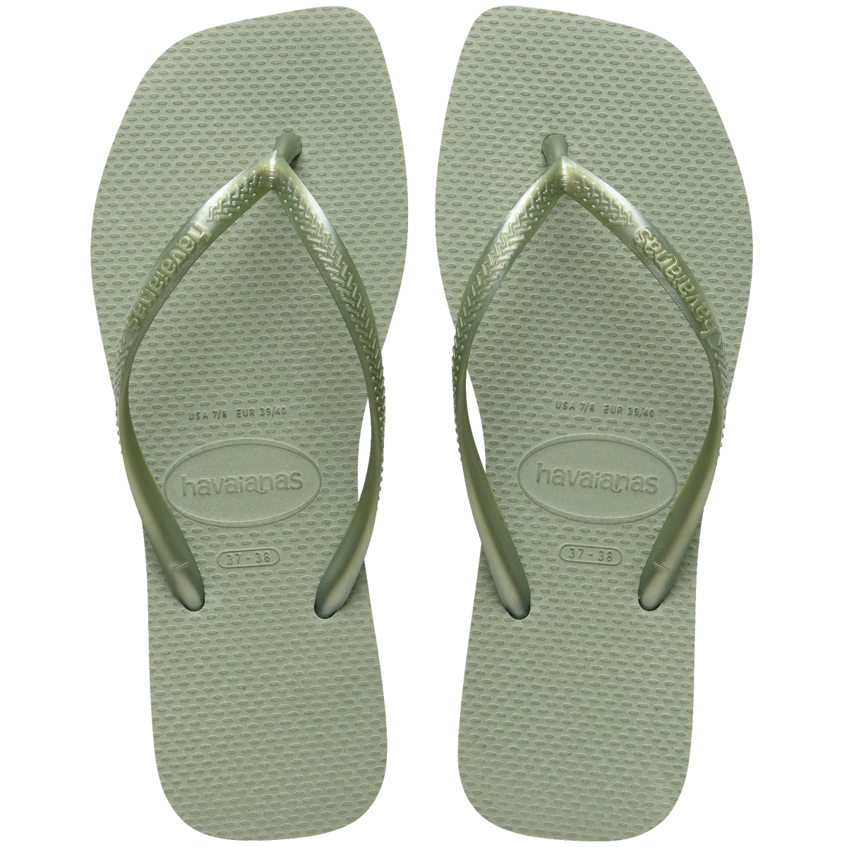 Women's Slim Square Flip Flops