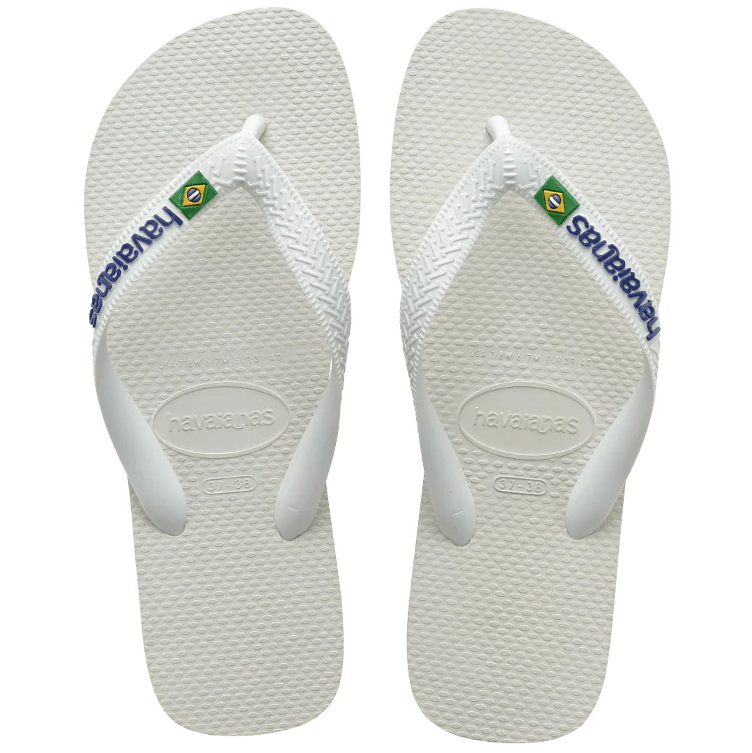 Women's Brazil Logo Flip Flops