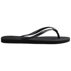 Women's Slim Crystal Flip Flops